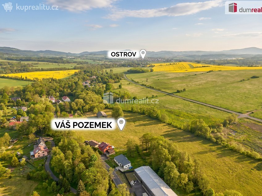 Prodej  stavebního pozemku 23921 m^2 Hroznětín, Hroznětín 