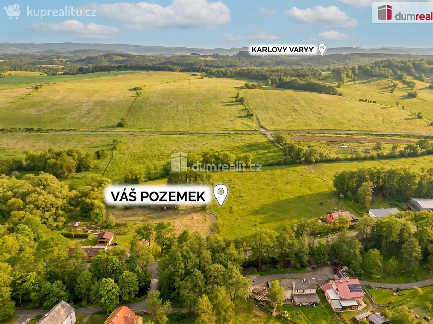 Prodej  stavebního pozemku 23921 m^2 Hroznětín, Hroznětín 
