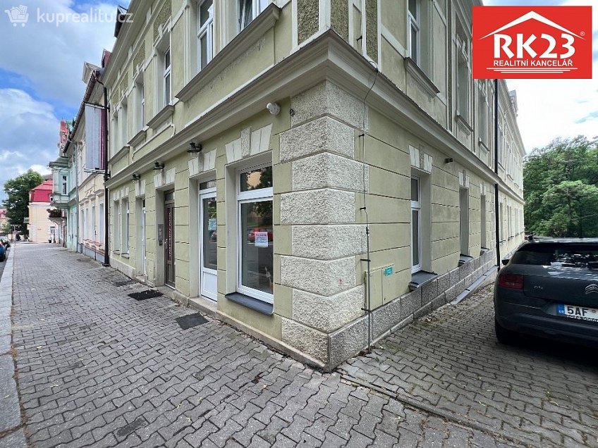 Pronájem  obchodních prostor 58 m^2 Tyršova 236, Mariánské Lázně 