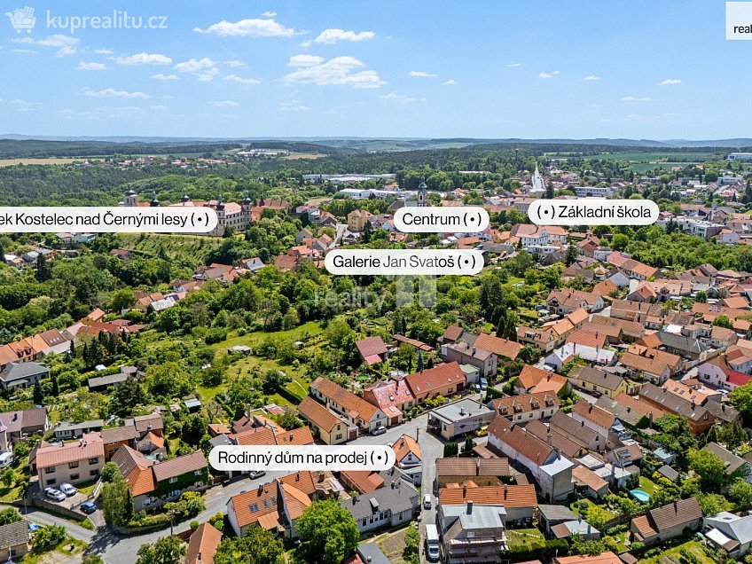 Prodej  rodinného domu 56 m^2 Poustka, Kostelec nad Černými lesy 