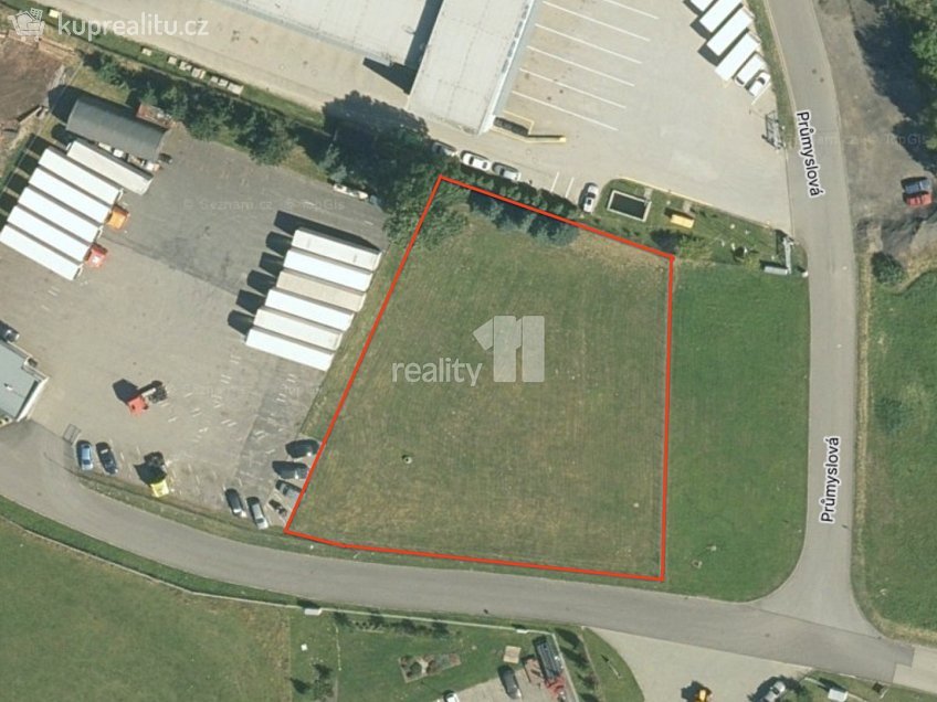 Prodej  stavebního pozemku 2833 m^2 Průmyslová, Jiřice 