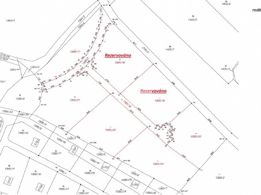 Prodej  stavebního pozemku 5935 m^2 Písek, Písek 