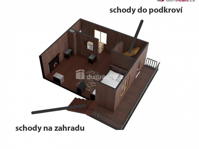 Prodej  chaty 35 m^2 Choteč, Choteč 
