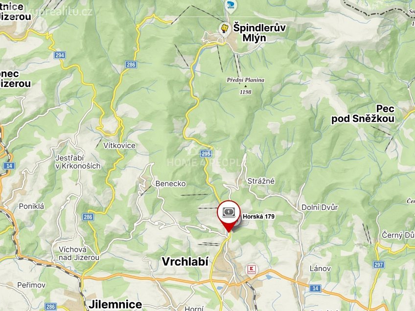 Pronájem bytu 3+1 80 m^2 Horská, Vrchlabí 