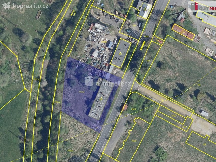 Prodej  komerční reality 506 m^2 Bukovanská, Habartov 