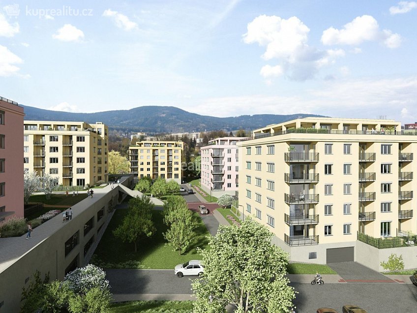 Pronájem bytu 2+kk 69 m^2 Tovární, Liberec 