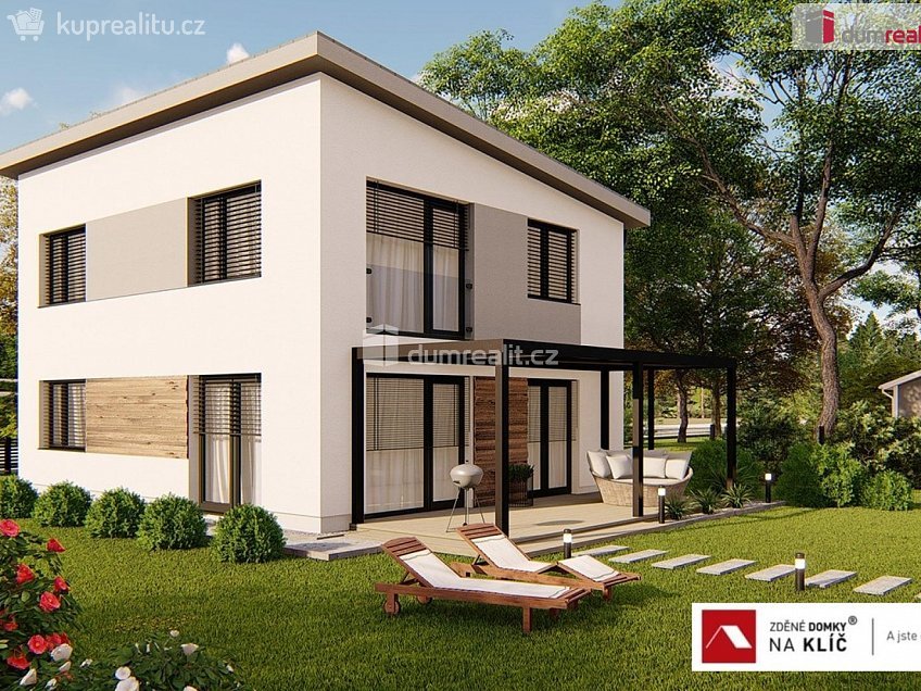 Prodej  projektu  rodinného domu 121 m^2 Mlýnská, Luhačovice 
