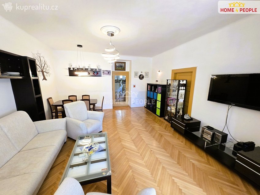 Prodej bytu 3+1 89 m^2 Hartigova, Praha 3 