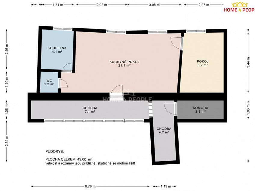 Prodej bytu 2+kk 65 m^2 Mjr. Šandery, Náměšť nad Oslavou 