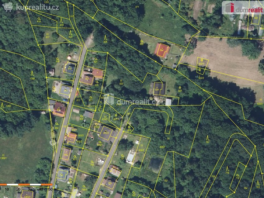 Prodej  zahrady 484 m^2 Velké Hamry, Velké Hamry 