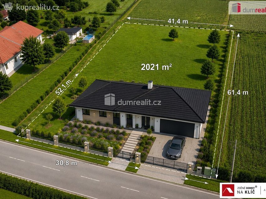 Prodej  domu na klíč 191 m^2 Kroměříž, Kroměříž 