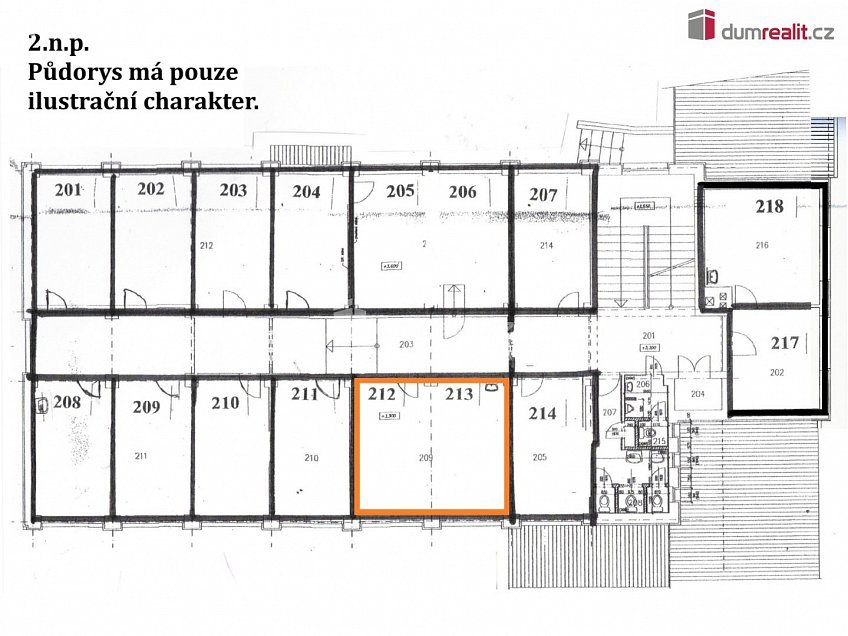 Pronájem  kanceláře 30 m^2 Na Zlaté stoce, České Budějovice 