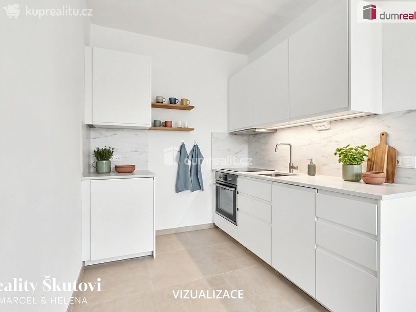 Prodej bytu 2+kk 40 m^2 Teplická, Praha 9 
