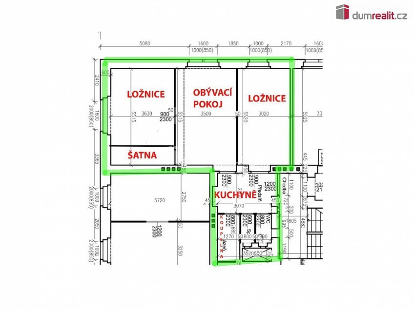 Pronájem bytu 3+1 75 m^2 Bieblova, Praha 5 