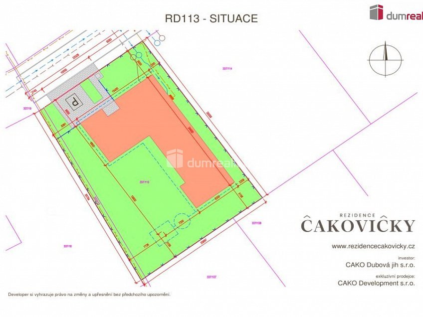 Prodej  rodinného domu 194 m^2 Dubová, Čakovičky 