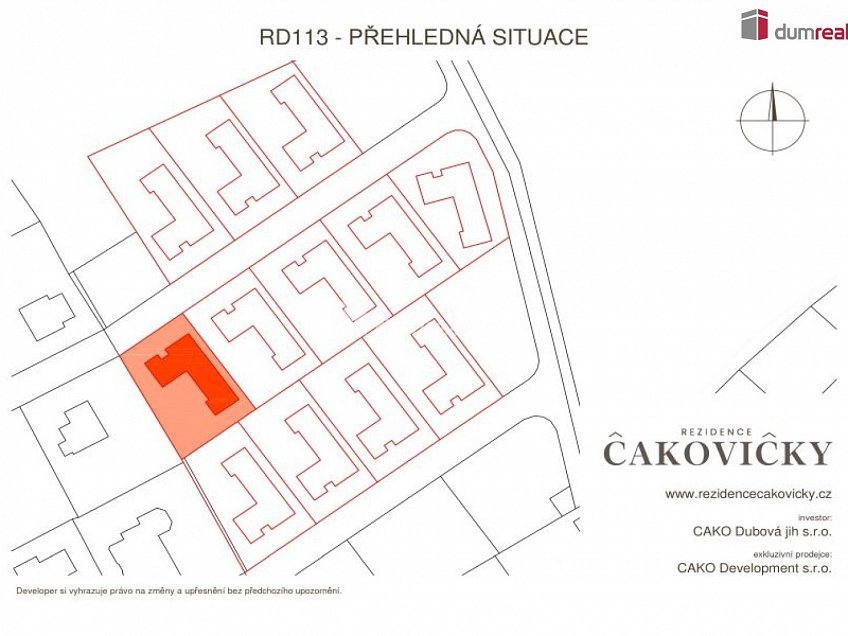 Prodej  rodinného domu 194 m^2 Dubová, Čakovičky 