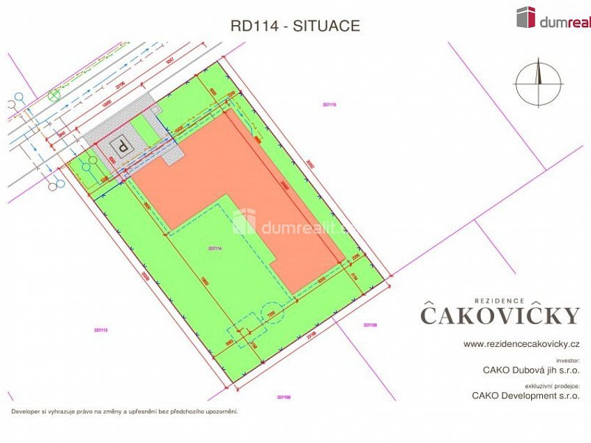 Prodej  domu na klíč 194 m^2 Dubová, Čakovičky 