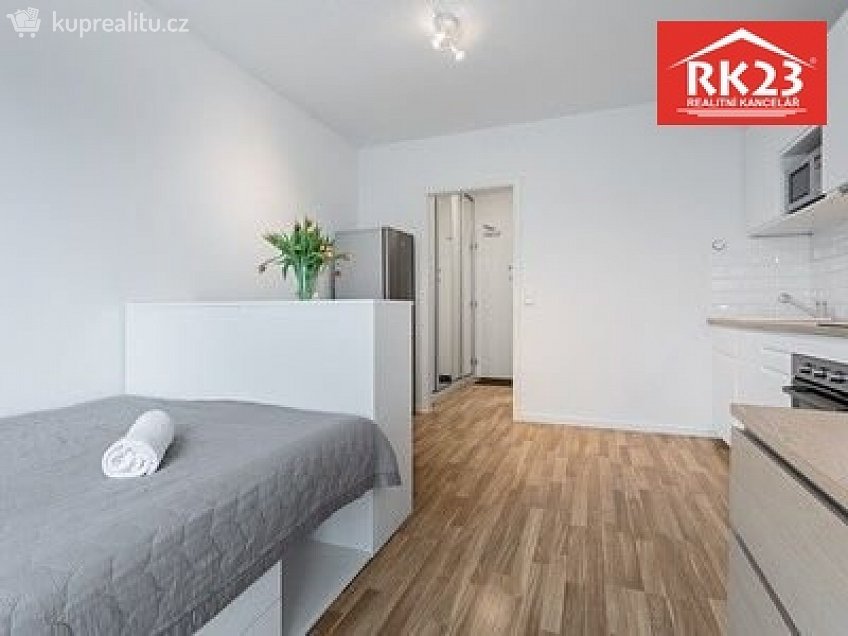 Pronájem bytu 1+kk 24 m^2 Novovysočanská 2509, Praha 