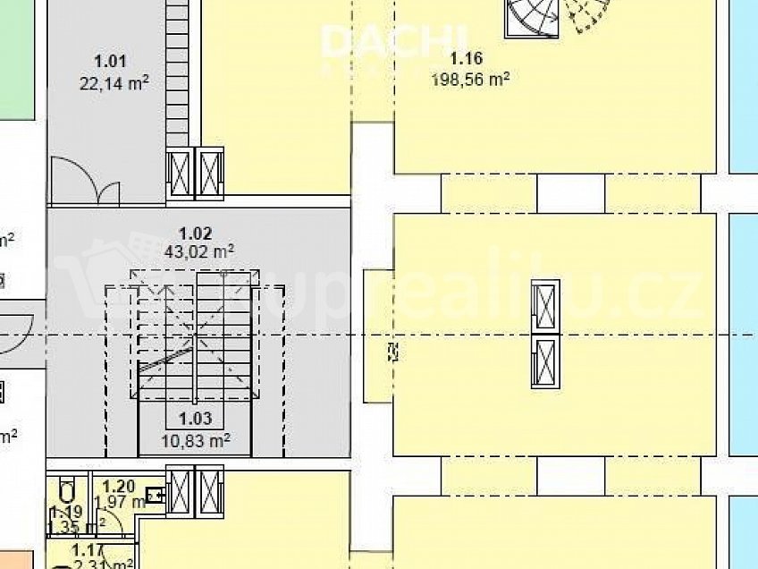 Prodej  obchodních prostor 251 m^2 Fanderlíkova 5/4600, Prostějov 79601