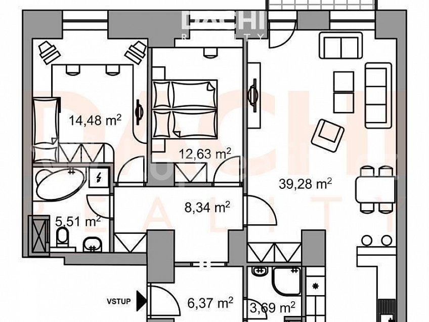 Prodej bytu 3+kk 90 m^2 Fanderlíkova 5/4600, Prostějov 79601