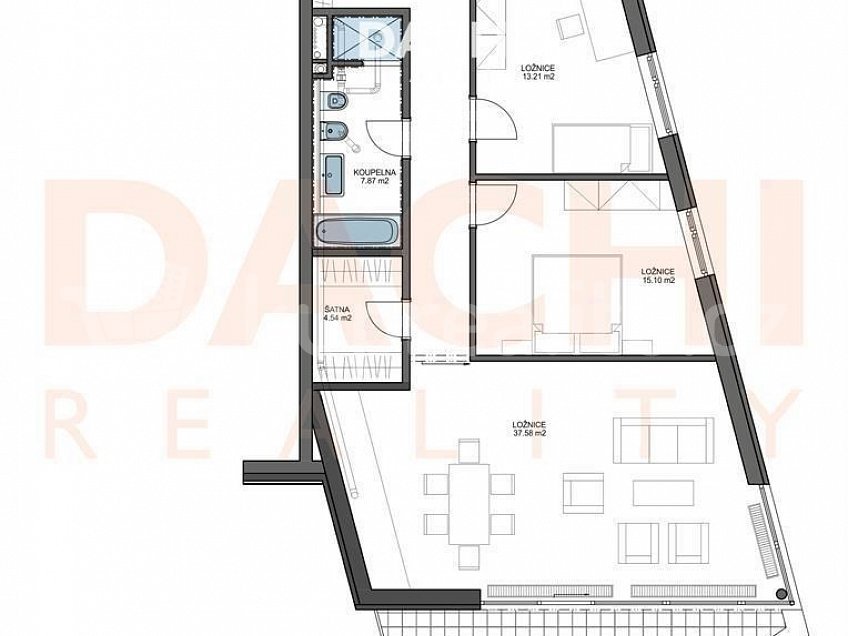 Prodej bytu 4+kk 117 m^2 Wellnerova, Olomouc Česká republika