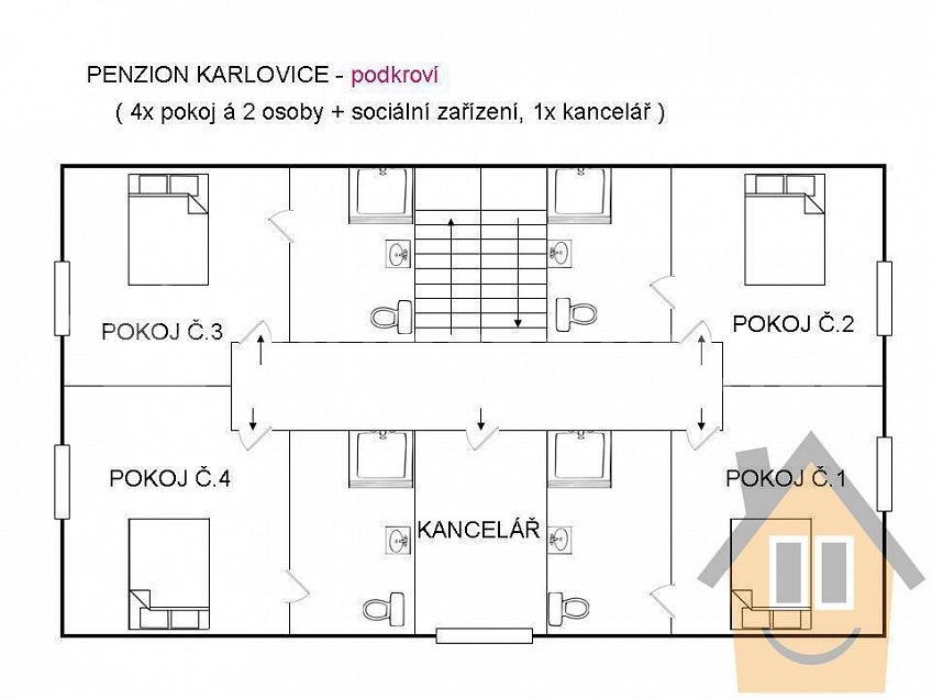 Prodej  restauračního zařízení 150 m^2 Karlovice 79323