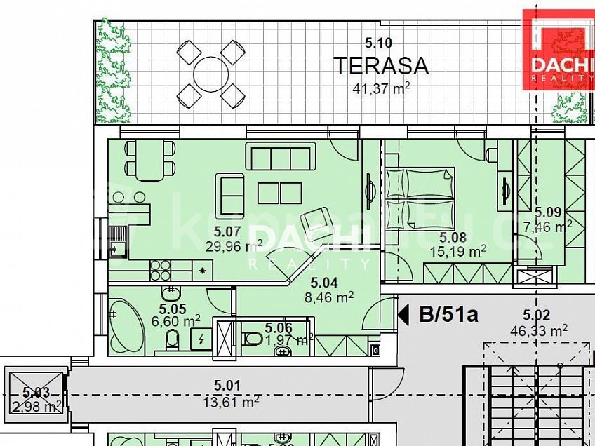 Prodej bytu 2+kk 70 m^2 Fanderlíkova 5/4600, Prostějov 53821