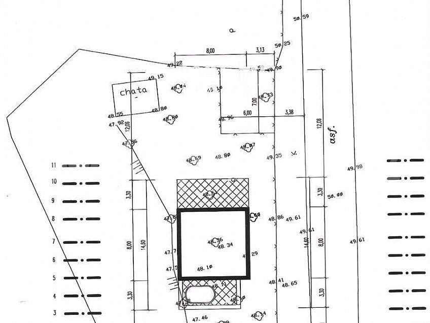 Prodej  stavebního pozemku 2400 m^2 Bouzov 78325