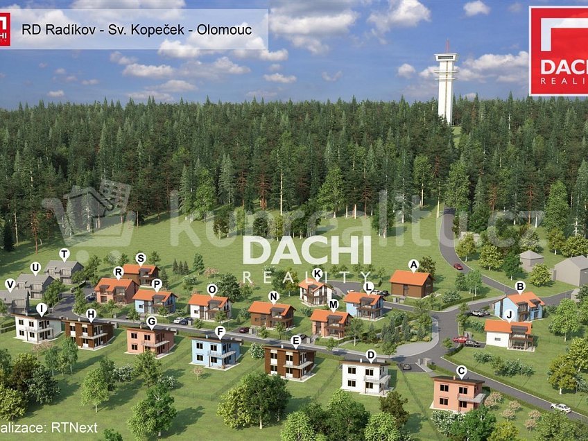 Prodej  stavebního pozemku 979 m^2 Olomouc Česká republika