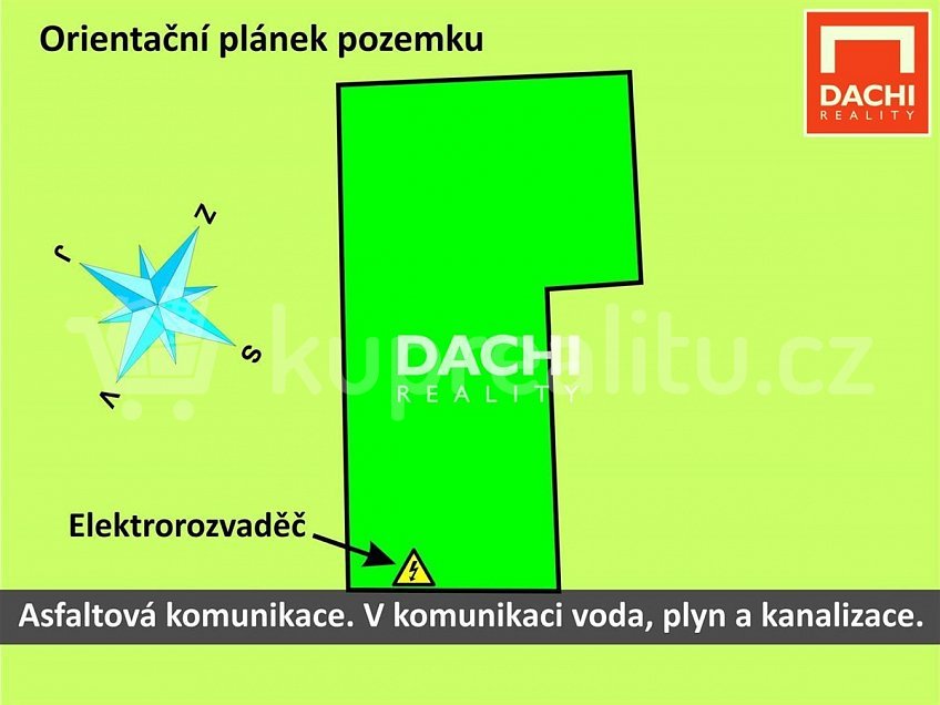 Prodej  stavebního pozemku 1200 m^2 Palkovice Česká republika