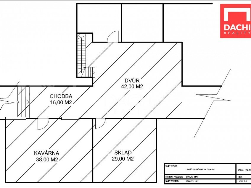 Pronájem  restauračního zařízení 129 m^2 Ostružnická, Olomouc 77900