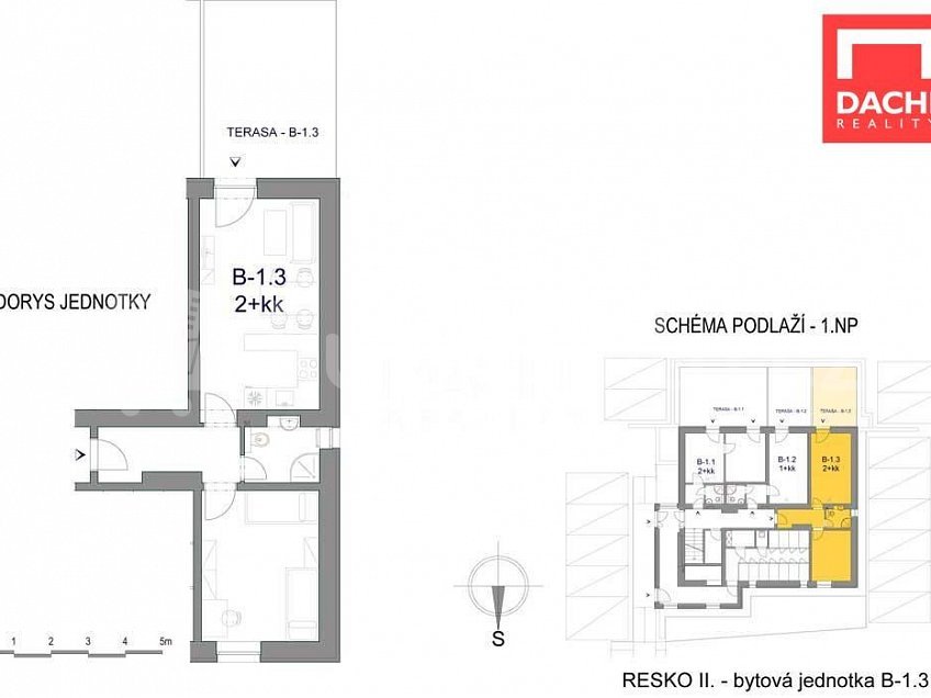 Prodej bytu 2+kk 53 m^2 Ostružná 78825