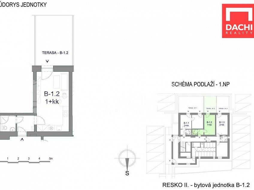 Prodej bytu 1+kk 34 m^2 Ostružná 78825