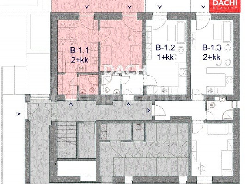 Prodej bytu 2+kk 53 m^2 Ostružná Česká republika